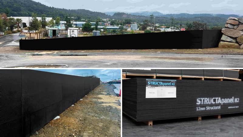 STRUCTApanel Black 12mm | Temporary Hoarding